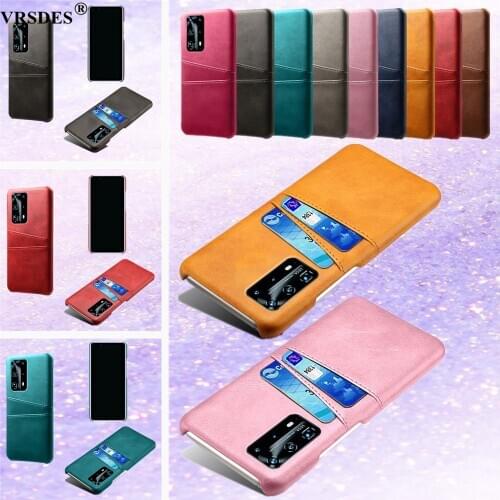 For Huawei P40 P30 P20 Pro P10 P9 Plus P8 Lite 2017 Retro PU Leather Card Slot Wallet Case For Huawei P Smart Plus 2019 P40 Lite