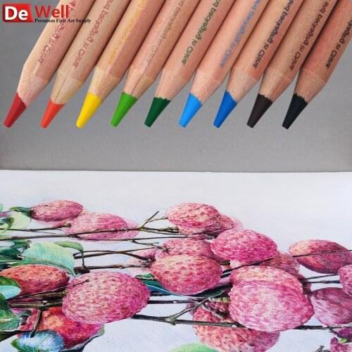 Kids Pencils 9pcs Colored Pencils lapis de cor Non-toxic School Papelaria Colour Pencil Set for Children School Supplies