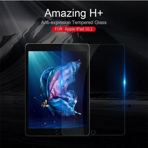 For Apple iPad 10.2 iPad 7th Gen generation Tempered Glass Nillkin H+ 2.5D 9H Anti-Explosion Screen Protector Film For iPad 10.2