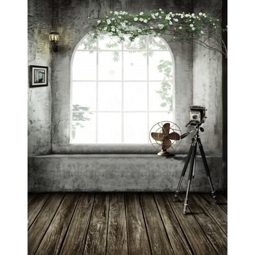 5x7ft Wooden Floor Camero Flowers Photography Backdrops Photo Props Studio Background