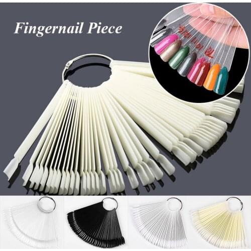 Nail Polish Palette Nail Art Equipment Fan False Nail Art Practice Swatches UV Gel DIY Color Professional salon French Tips
