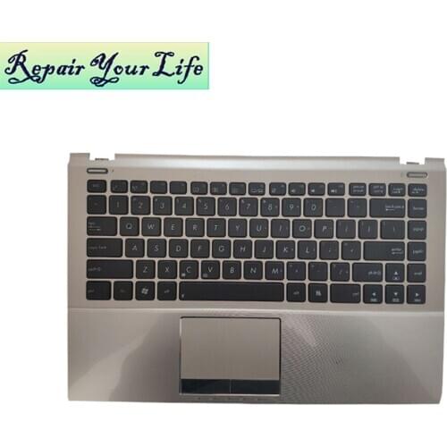 Keyboard for ASUS U46E U46S U46SV US English V111362DS1 0KN0-LD1US01 04GN5M1KUS00 13GN5M1AP030-1 13N0-LDA0111 black KB silver C