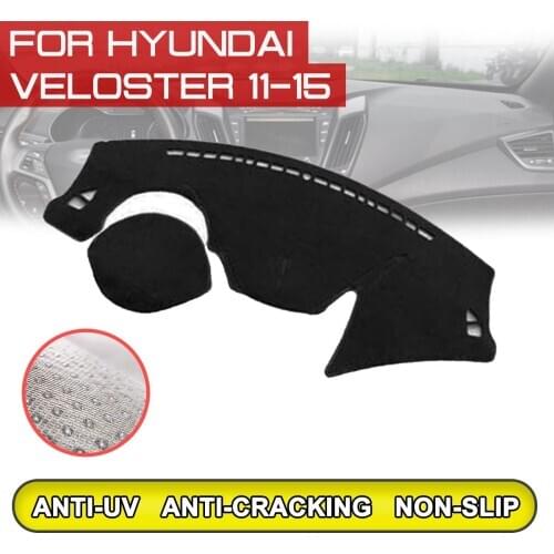 For Hyundai Veloster 2011 2012 2013 2014 2015 Car Dashboard Mat Anti-dirty Non-slip Dash Cover Mat UV Protection Shade