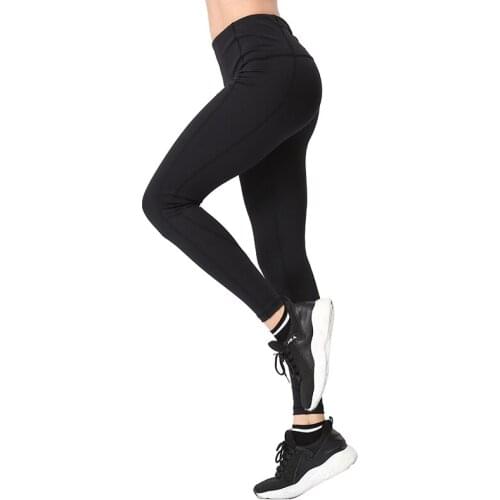 LUKITAS New Yoga Pants Women High Waist Stitching Push Up Leggins Sport Pants Female Running Training Fitness Gym Nylon Leggings