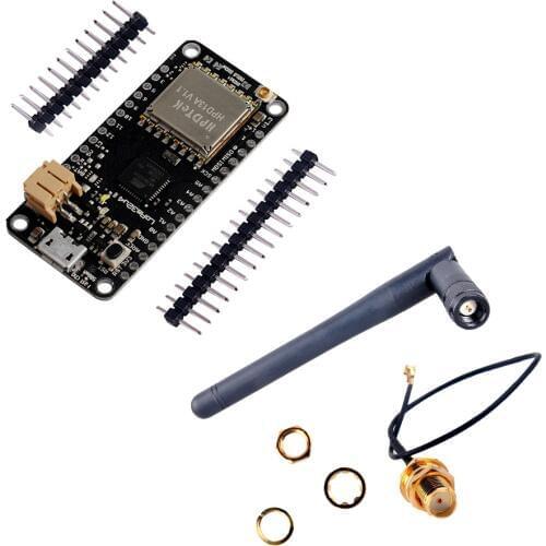 RCmall LoRa32u4 II Lora Development Board 868MHz 915MHz IOT Module LiPo Atmega328 SX1276 HPD13 with Antenna FZ2865+DIY0050