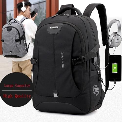 USB Charger Multifunction 15.6 inch Laptop Backpack Men Fashion Computer Student School Bags Large Capacity Travel Bag For Men