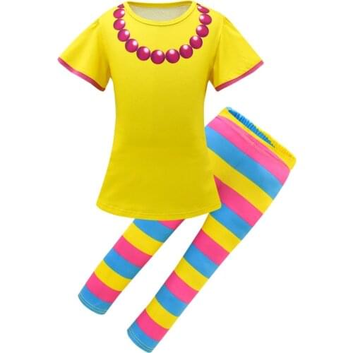 Fancy Nancy Girls Summer Clothes Halloween Christmas Children Clothing Sets Kids Outfits Roupas Infantis Menina Ensemble Fille