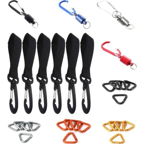 2021 New 6× Kayak Marine Boat Paddle Oar Clips Fishing Rod Holder Surfing Paddle Buckle