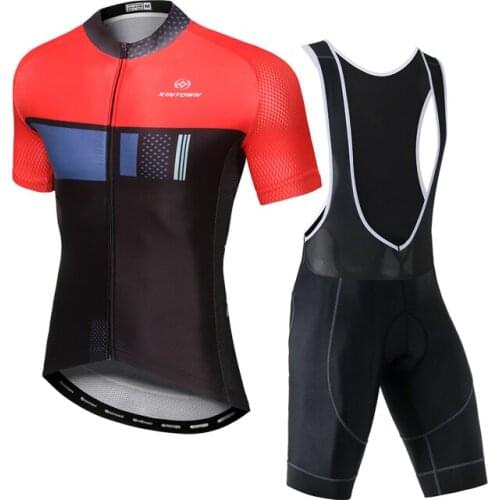 YOCENE Wholesale Fashion Red Best Sports Set Men Summer Polyester E-Bike Clothes OEM Absorb Sweat Cycling Jersey