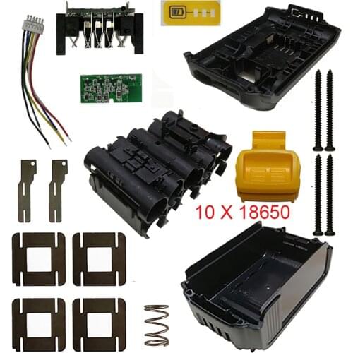 SALE DCB200 Li-ion Battery Plastic Case PCB Charging Protection Circuit Board Box Shell For Dewalt 18V 20V 4Ah 6Ah Power Tool