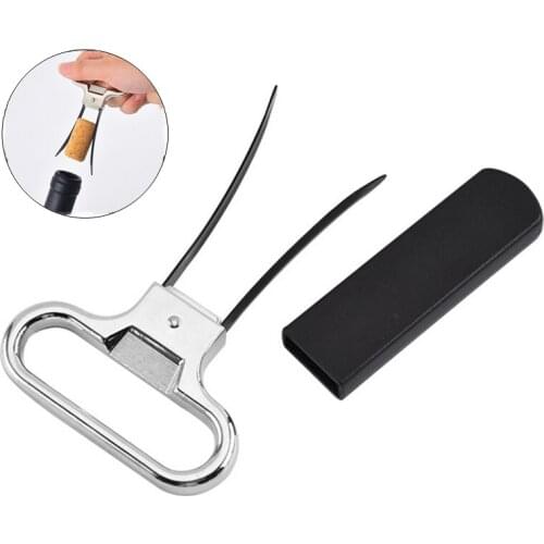 New Creative High Quality Newest Two-prong Cork Puller Ah-so Wine Opener Professional Old Red Wine Opener