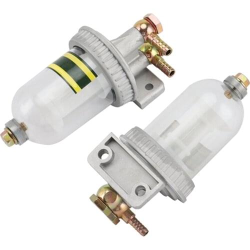 ABSF CA141 Coarse Filter Fuel Water Separation Precipitator Cup with Drain Retrofit Fuel Filter with Connector