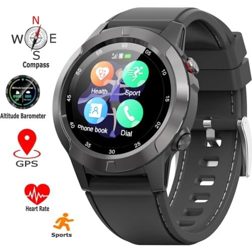 Outdoor Sports Smart Watch Sim Card With GPS Compass Altitude Barometer Waterproof For Apple IOS Android Man Fitness Smartwatch