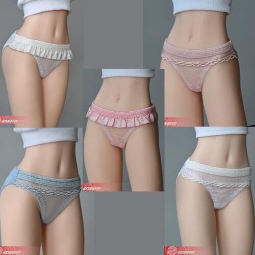 IN STOCK 1/6 Scale Female Lace Briefs Panties Net Underwear Clothes Model For 12" Figure