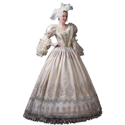 Victorian dress Rococo Baroque Marie Antoinette Ball Dresses 18th Century Renaissance Historical Period Dress Gown for Women