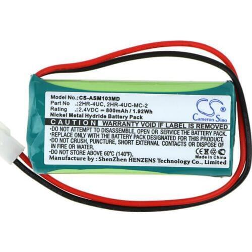 Cameron Sino 800mAh battery for AIR SHIELDS-VICKERS JM103 Jaundice Mete 2HR-4UC 2HR-4UC-MC-2 Medical Battery