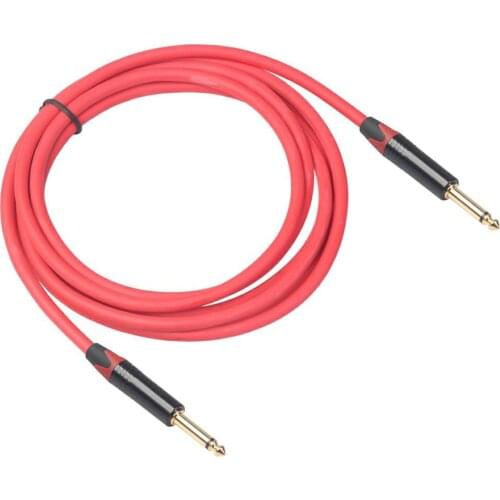 6.35mm Male To Male Audio Cable For Guitar Mixer Amplifier Bass 3m/5m/10m Jack Guitar Line Musical Instrument Accessories Cords