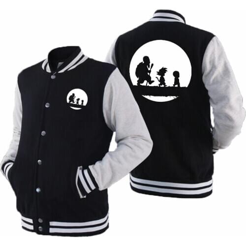 Baseball Jacket Sweatshirt Hoodie Custom Logo Print Unisex Long Sleeve Slim Fit College Autumn Outerwear Casual Coat Dropship