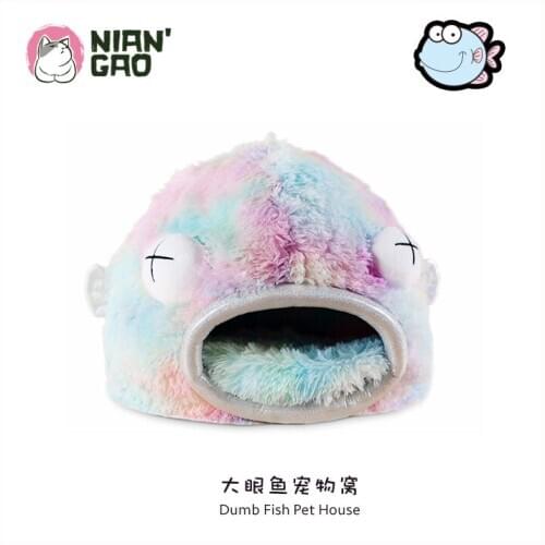 Bigeye pet kennel semi-enclosed cat kennel