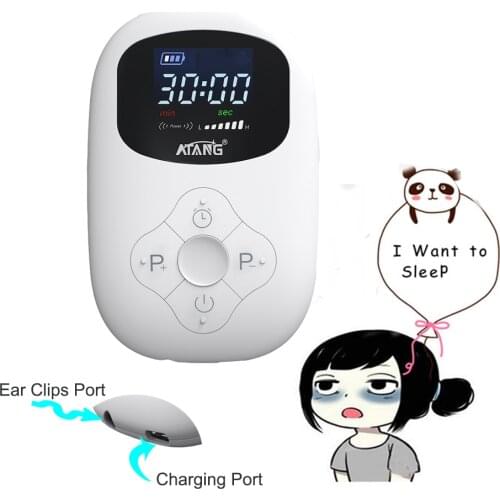 Sleep Aid Insomnia Anxiety Depression Sleep Insomnia Electrotherapy Device CES Sleepless Dual Frequency Micro Current