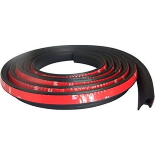 Car Door Seal Strip Rubber P Type Waterproof Trim Sound Insulation Soundproof Strip Car Accessories 5 Sizes