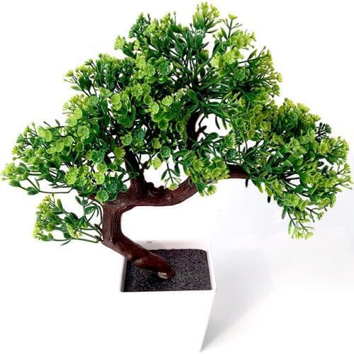 Fake pine potted plant artificial potted plant interior decoration plant decoration home wedding decoration green plant