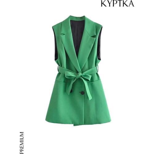 KYPTKA Women's Long Vests