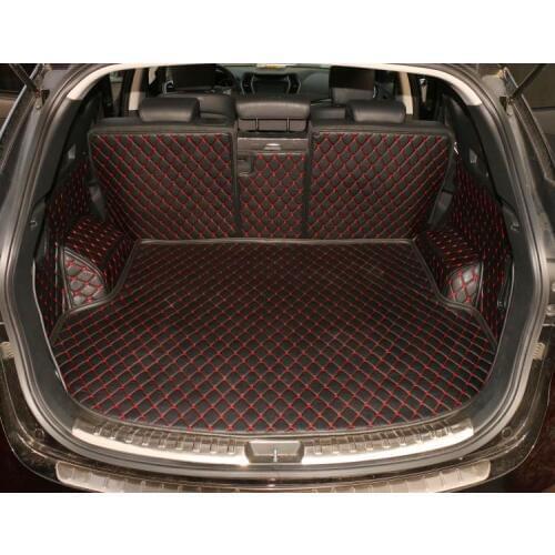 Best quality! Special cat trunk mats for Hyundai Santa Fe 5 seats 2017-2013 waterproof boot carpets cargo liner for Santafe 2016