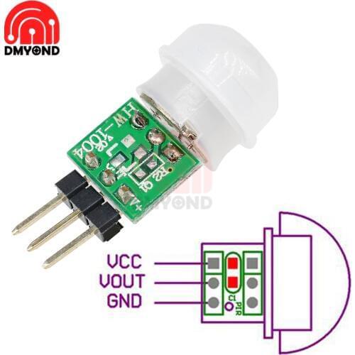 DC 12V AM312 Mini Infrared Human Sensor Module Mini IR Pyroelectric Infrared PIR Motion Human Sensor Automatic Detector Module