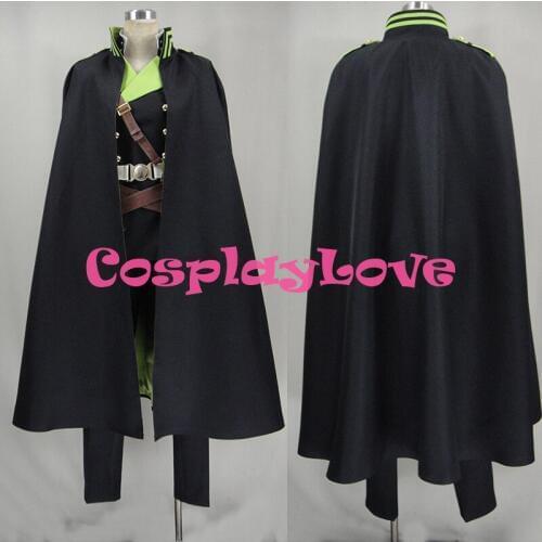 New Custom Made Japanese Anime Seraph of the End Vampire Reign Owari no Serafu Mito Jujo Cosplay Costume High Quality
