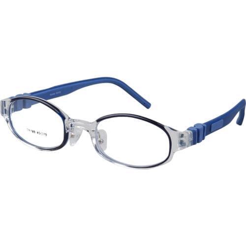 Kids Eyeglasses Frame Size 45mm Flexible Silicone Bendable , Light Weight Safe Optical Children Frame