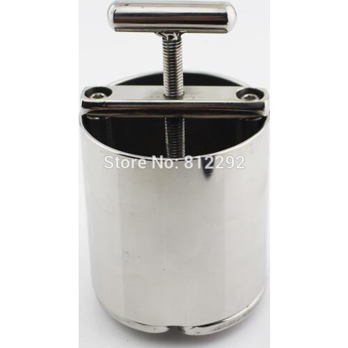 2017 NEW Scrotum Pendant Testicle Squeezer Device Stainless Steel Ball Stretchers Slave Sex Toys For Men