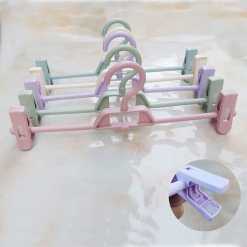 Clothespins Home Gadgets Stretch Underwear Bold Jk Skirt Clip with Buttoned Pants Rack Storage Artifact