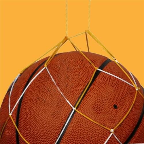 2Pcs Nylon Net Bag Ball Carry Mesh General Sturdy Volleyball Basketball Football Soccer Storage Pouch Teaching Supplies#297296