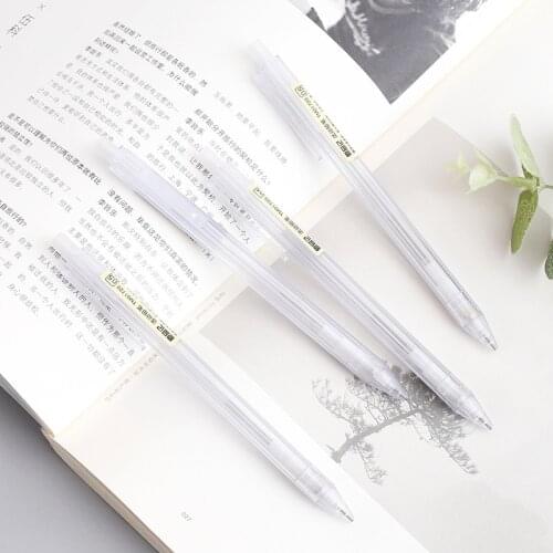Cute 0.5mm Transparent Plastic Mechanical Pencil Frosted Automatic Pencil For Kids Gift Korean Stationery Office School Supplies