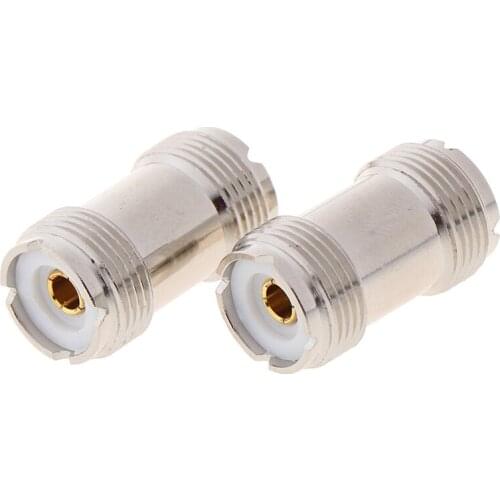 UHFKK M SL16 PL259 female SO-239 to SO239 female jack in series RF coaxial adapter connector high frequency adapter RF 1pc