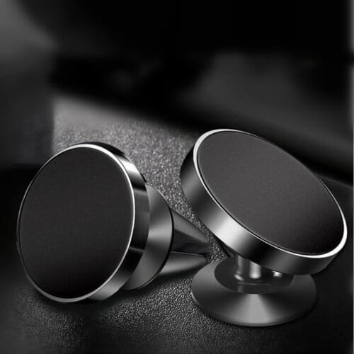 Universal Magnetic Car Phone Mount Dashboard Air Vent Cell Phone Holder Tablet Cradle Holder Fully Adjustable Bracket Auto Decor