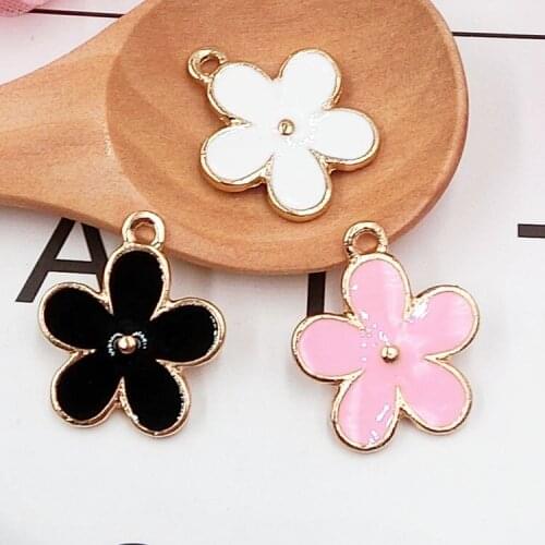 2pcs/lot Handmade 3D Alloy Stickers little flower DIY Decoration DIY Cell Phone Accessories/Charms/Pendant/Jewelry Findings Sets