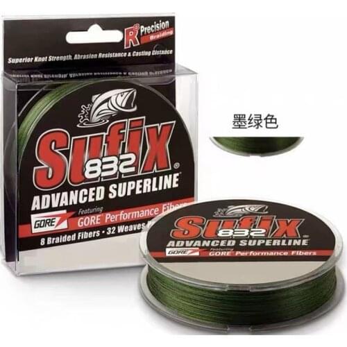 2021 Original Sufix 832 Advanced Super Strong Fishing Line 8 Braids PE Line120M 250M Multicolor Lure Line