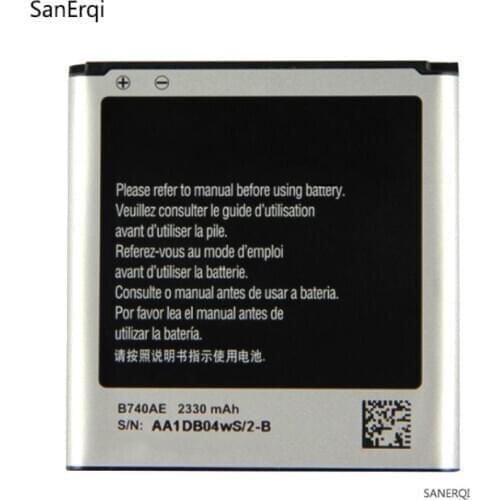 10pcs For SAMSUNG B740AC B740AE battery 2330mAh For Samsung Galaxy S4 Zoom C101 C1010 C105 C105K C105A C101L C101S Battery