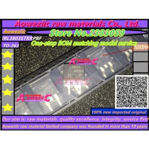 Aoweziic 2017+ 100% new imported original IRL3803STRRPBF IRL3803STRPBF IRL3803S L3803 TO-263 FET 140A 30V 200W