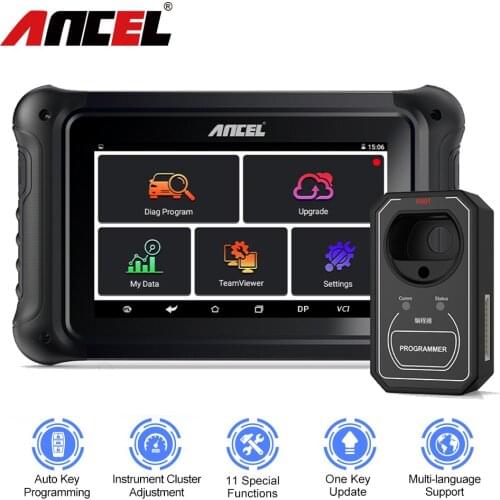 ANCEL DP500 Car Key Program Immobilizer OBD2 Cluster Calibration Adjustment Tool Oil Reset ABS DPF EPB OBD 2 Diagnose Scanner
