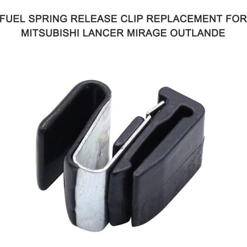 Auto Car Fuel Spring Release Clip Replacement for Mitsubishi Lancer Mirage Outlande Door Gas Caps Fuel Lid Spring Clip Opener