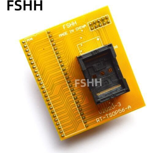 Free Shipping Complete TSOP56 Adapter Socket for RT809H Programmer RT-TSOP56-A Programmer Adapter