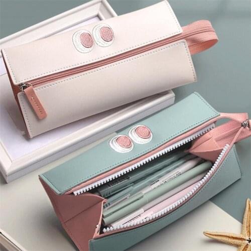Large Pencil Case School Pencil Case For Girls Kawaii Office Stationery Case For Cosmetics Cute School Supplies Paneyelash Case