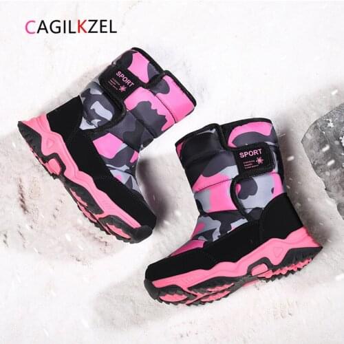 CAGILKZEL Winter Boots For Girls