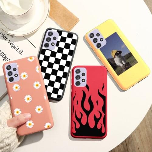 Fundas For Samsung Galaxy A72 Phone Coque Capa For Samsung a 72 a 7 2 Ocean Wave Soft Silicone Protective Bags Shell Back Cover