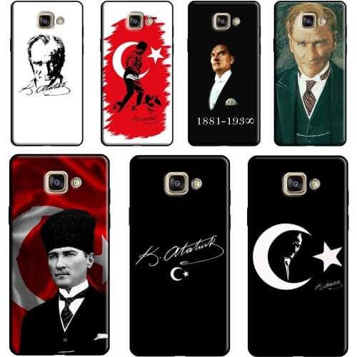 Mustafa Kemal Ataturk Phone Case For Samsung Galaxy J7 J5 J3 2017 A3 A5 J1 2016 J6 J4 Plus A6 A8 A7 A9 J8 2018