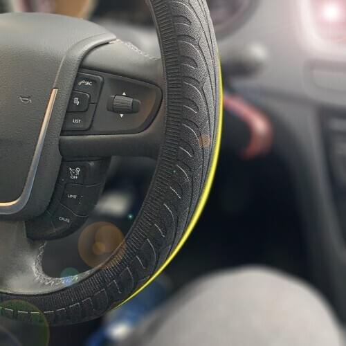 Car Silicone Steering Wheel Glove Cover Universal Tire Pattern Multi Color Soft Silicon Steering Wheel Automobiles Accessories