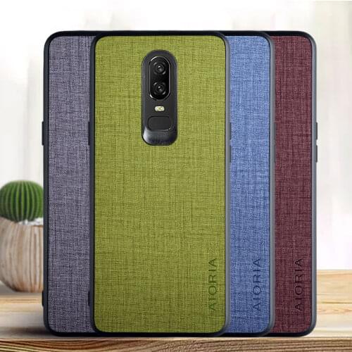 Case for Oneplus 6 6T Cross pattern PU leather cover phone for oneplus 6t case funda coque capa Business